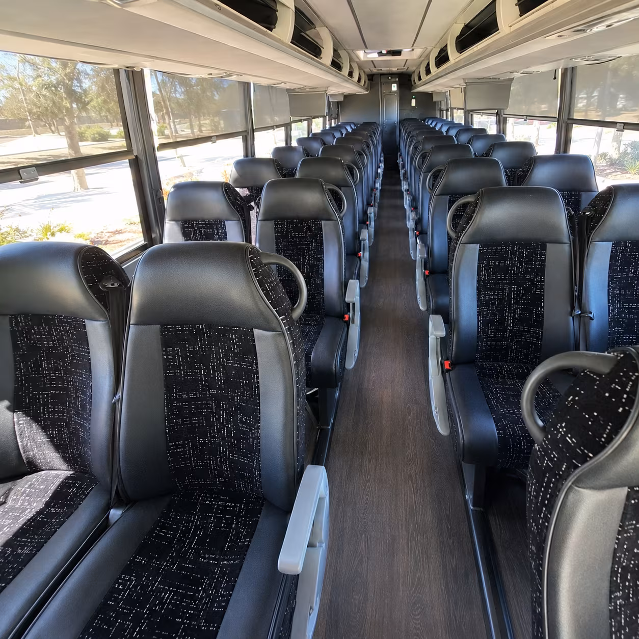 glendale charter bus rental inside