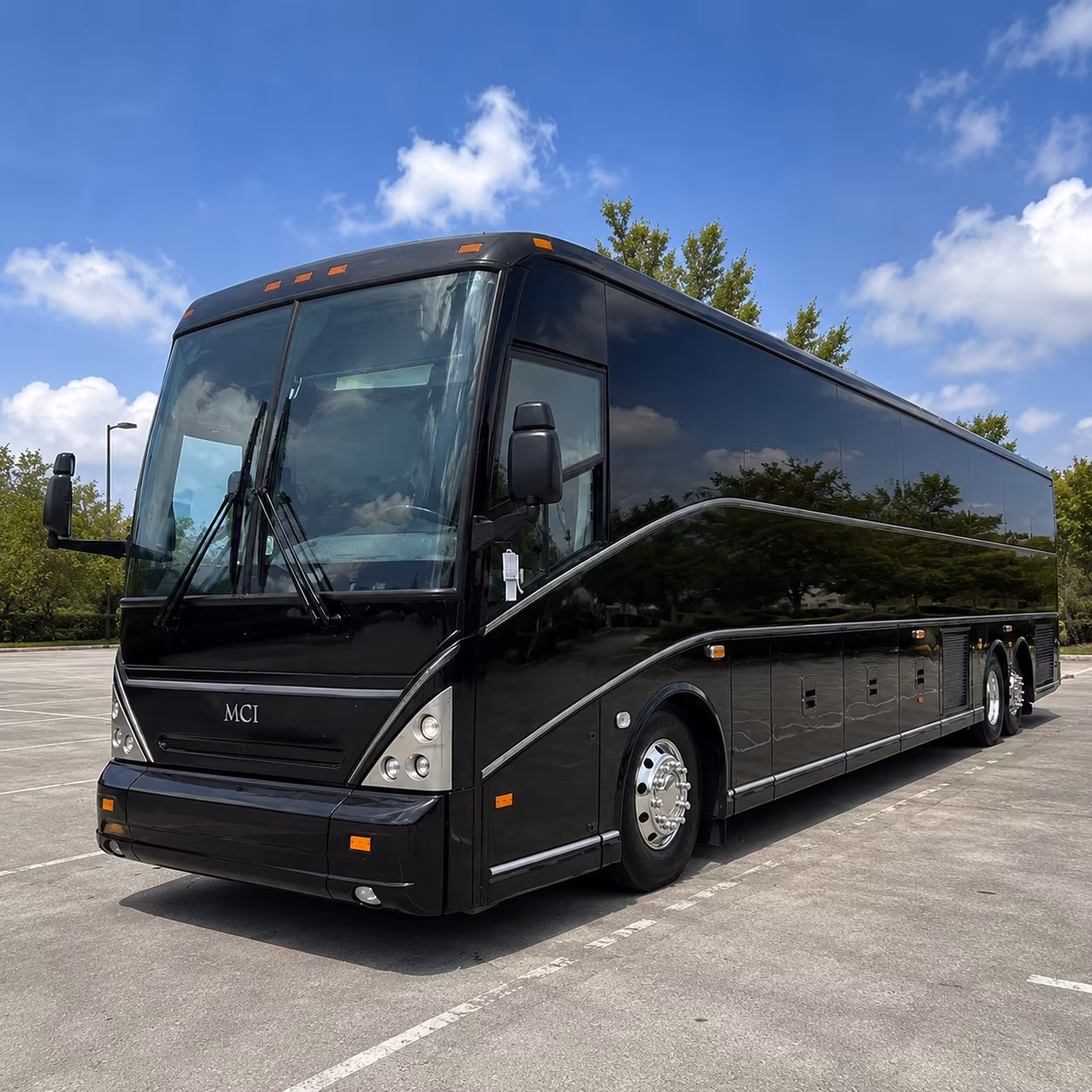 phoenix charter bus rental exterior